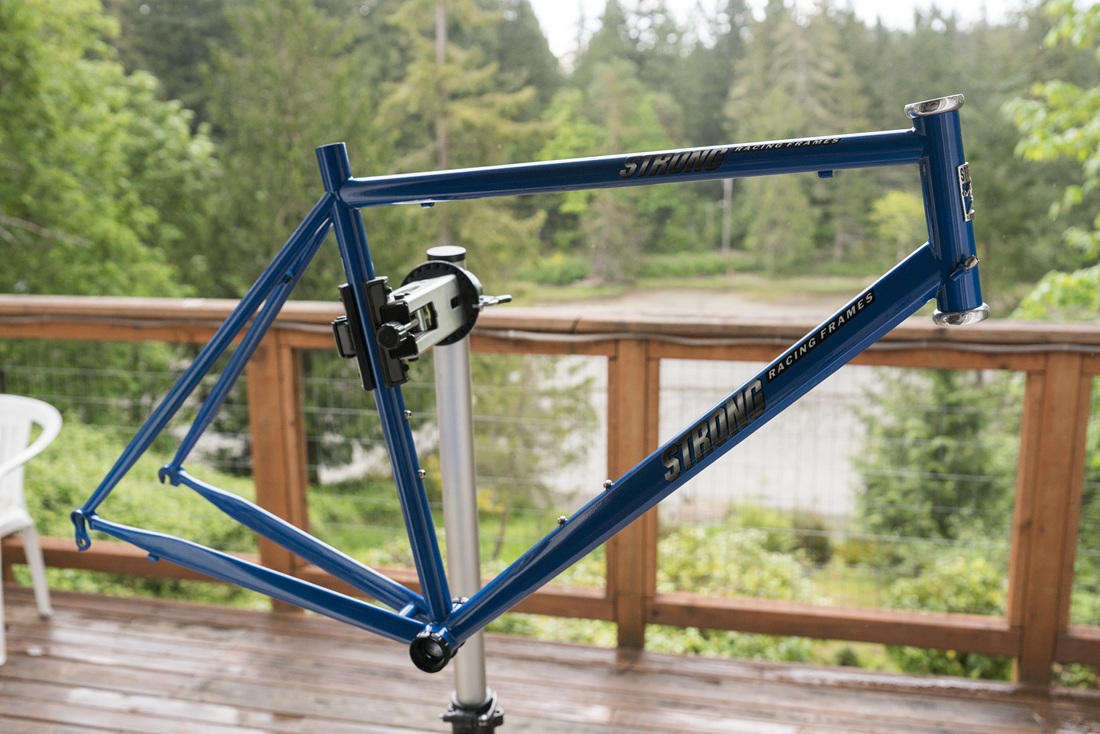 a new Carl Strong Foco Racing Frame… || blog.peterlombardi.com