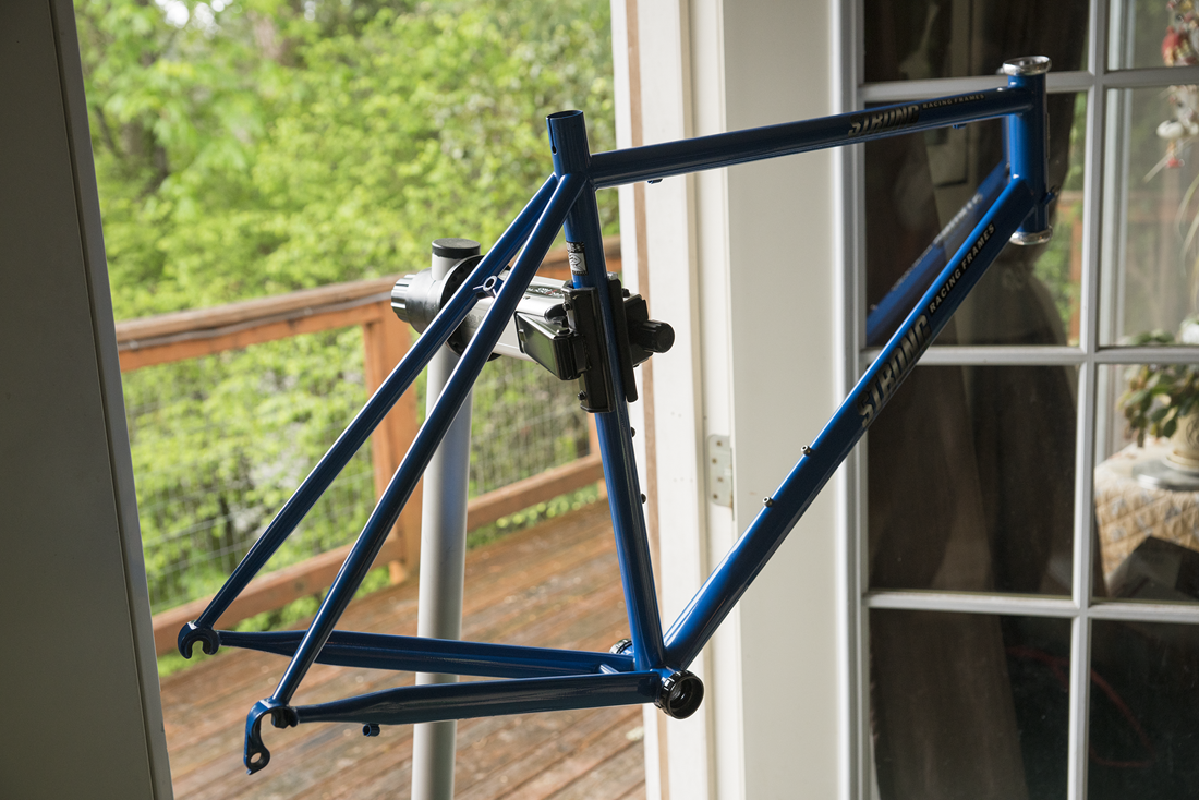 a new Carl Strong Foco Racing Frame… || blog.peterlombardi.com